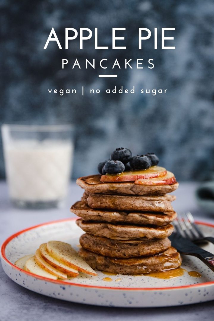 Vegan Apple Pancakes - Spoonful of Kindness
