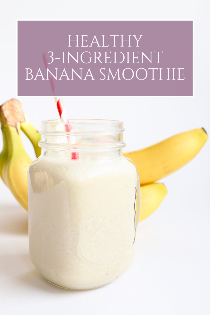 Low-Calorie Banana Smoothie - Spoonful of Kindness