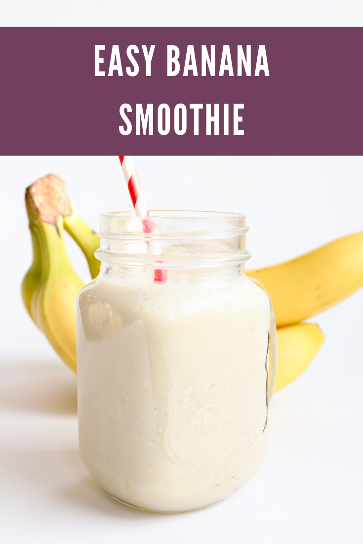 Low-Calorie Banana Smoothie - Spoonful of Kindness