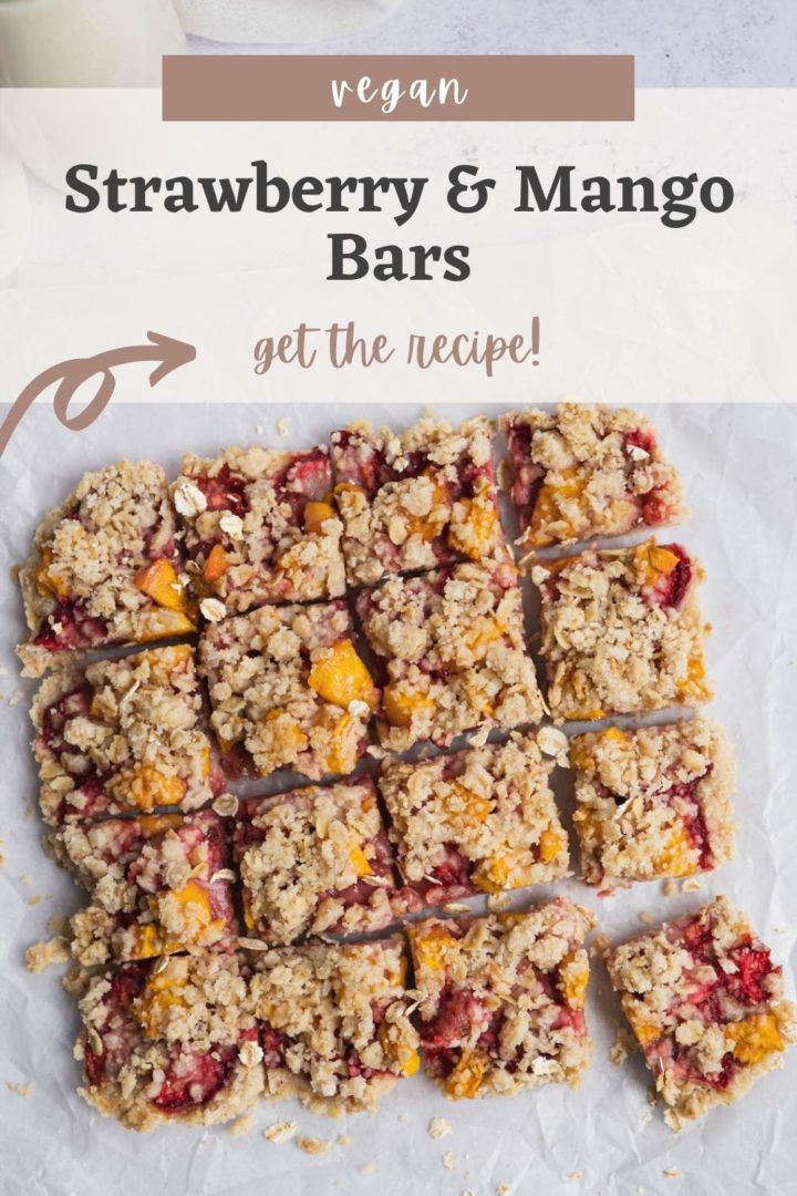 Strawberry and Mango Oat Bars - Spoonful of Kindness