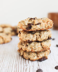 Vegan Chocolate Oatmeal Cookies