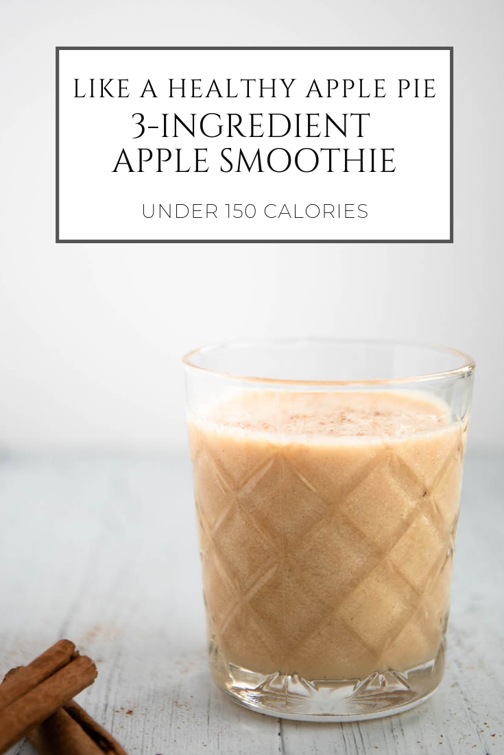 3-Ingredient Apple Smoothie - Spoonful of Kindness