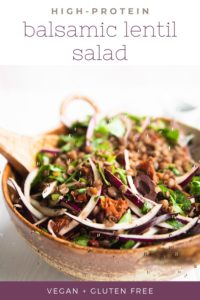 Balsamic Lentil Salad