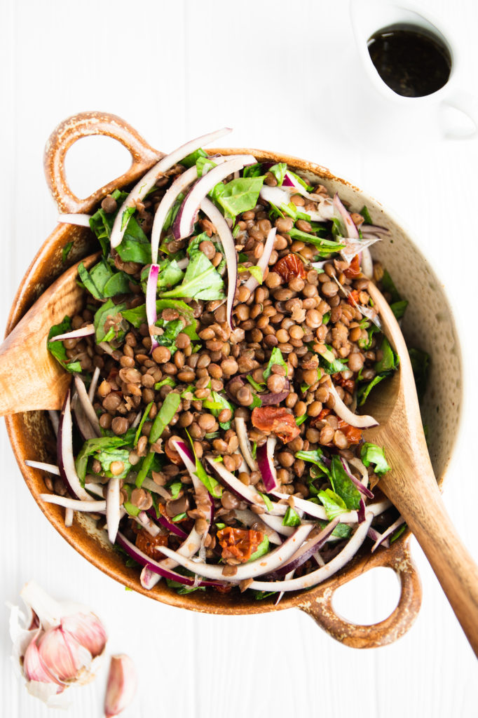 Balsamic Lentil Salad [V+GF] - Spoonful of Kindness