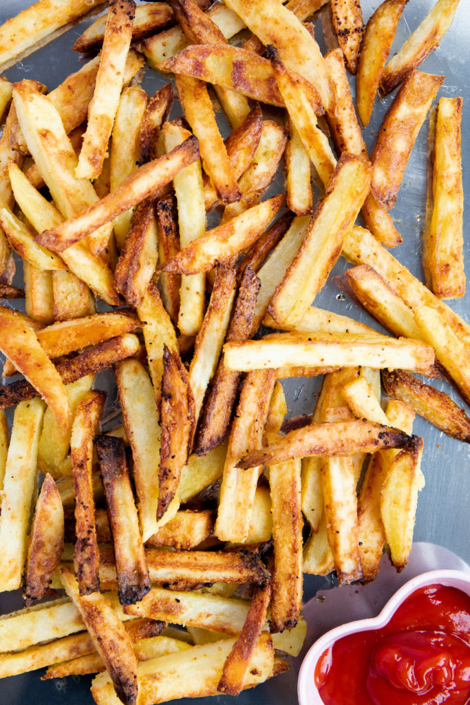 Crispy Oven Baked French Fries - Spoonful of Kindness