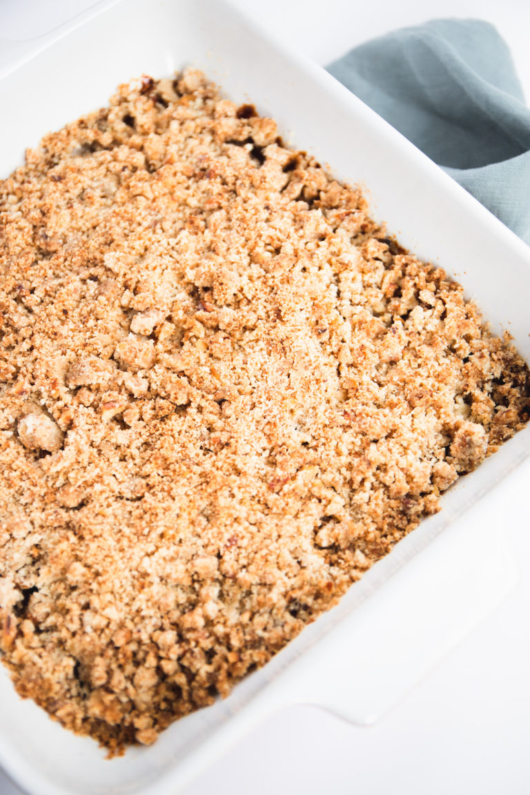 Vegan Apple and Pear Crumble - Spoonful of Kindness