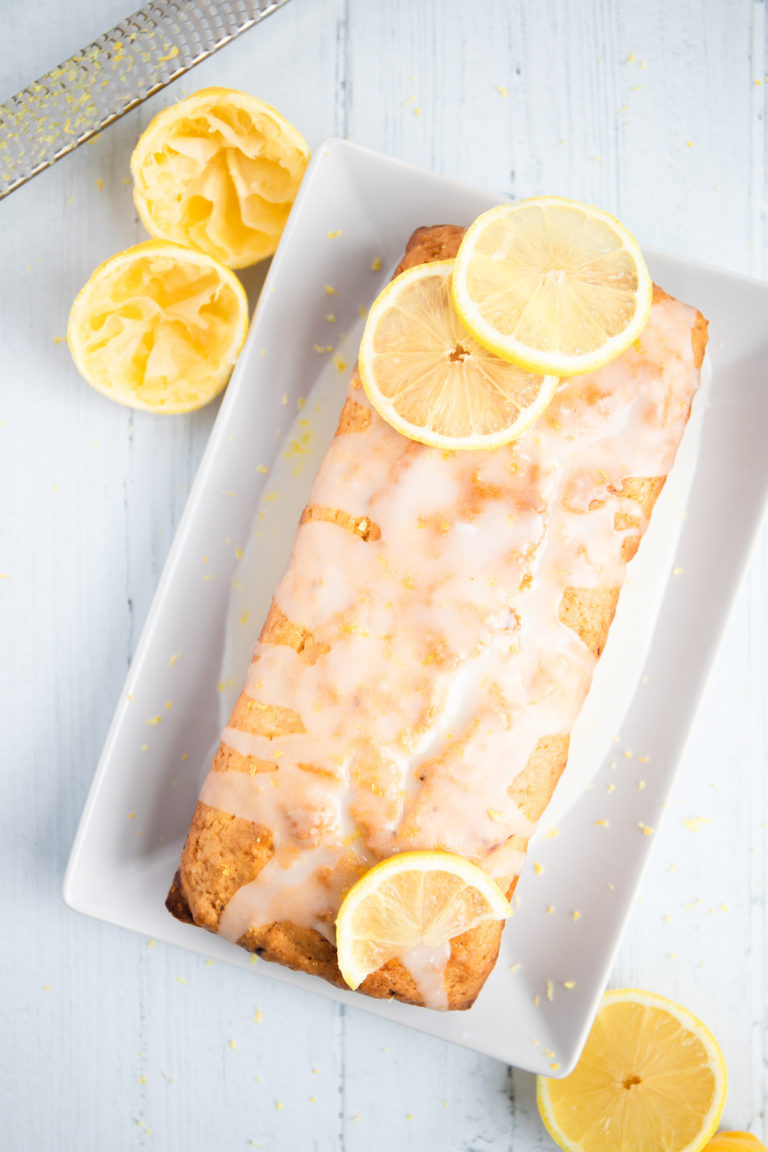 Vegan Lemon Drizzle Cake - Spoonful of Kindness