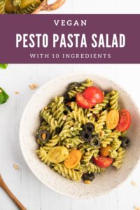 Vegan Pesto Pasta Salad