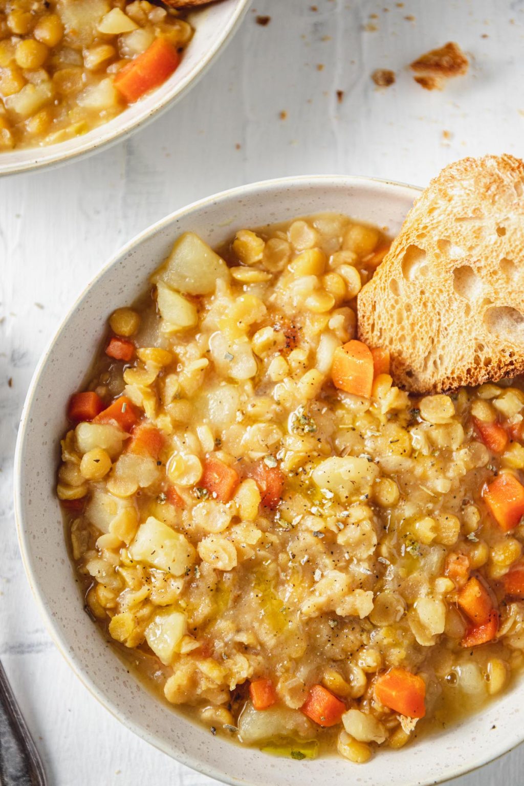 Vegan Split Pea Soup - Spoonful of Kindness