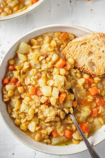Vegan Split Pea Soup - Spoonful of Kindness