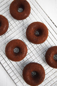 Vegan Baked Donuts with Chocolate Glaze