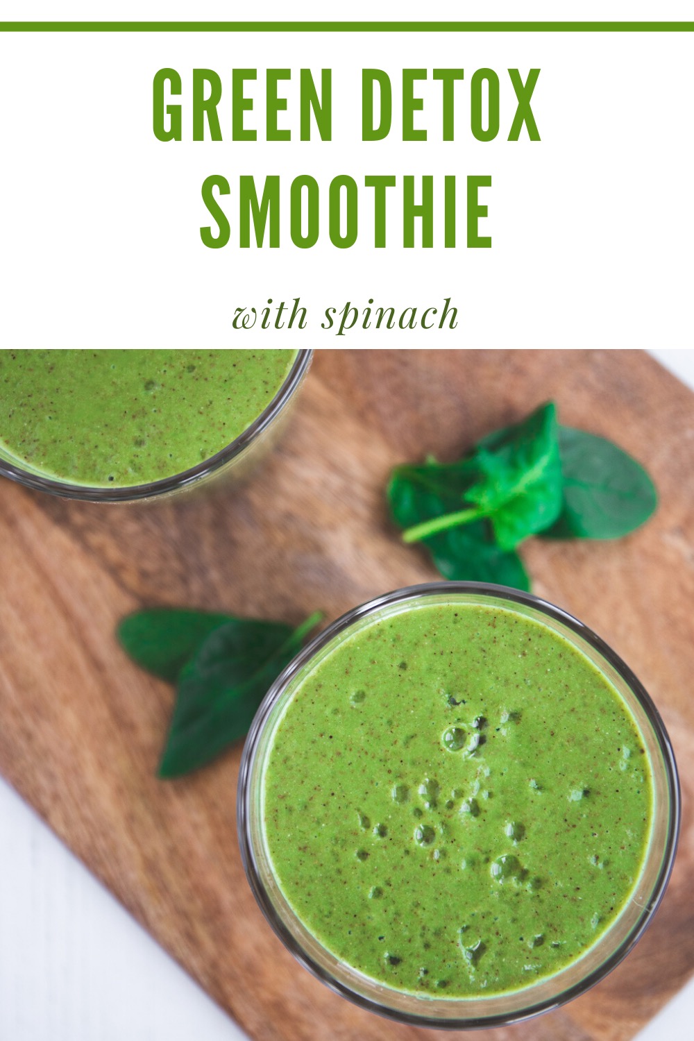 Green Detox Smoothie - Spoonful of Kindness