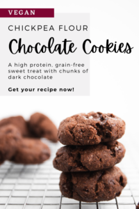 Chickpea Flour Chocolate Cookies [V+GF]