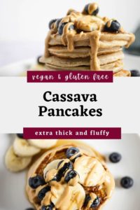 Cassava Flour Pancakes [V+GF]