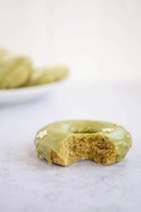 Vegan Matcha Doughnuts