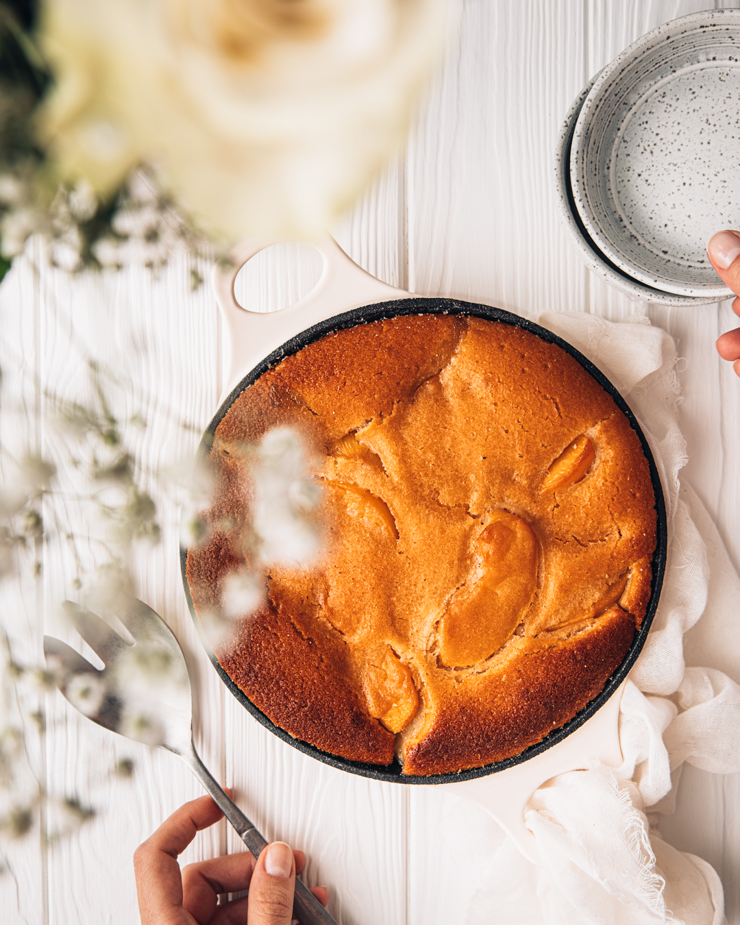 Vegan Peach Cobbler