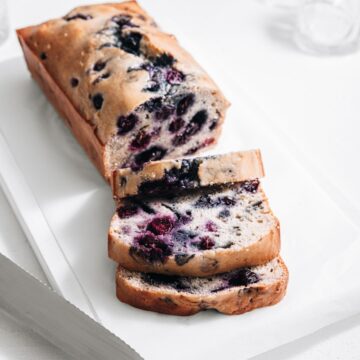 Vegan Blueberry Muffin Bread