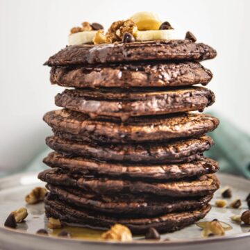 Vegan Chocolate Pancakes