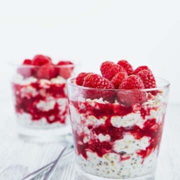 Raspberry Overnight Oats