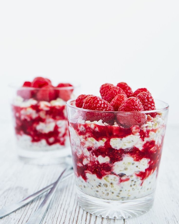 Raspberry Overnight Oats