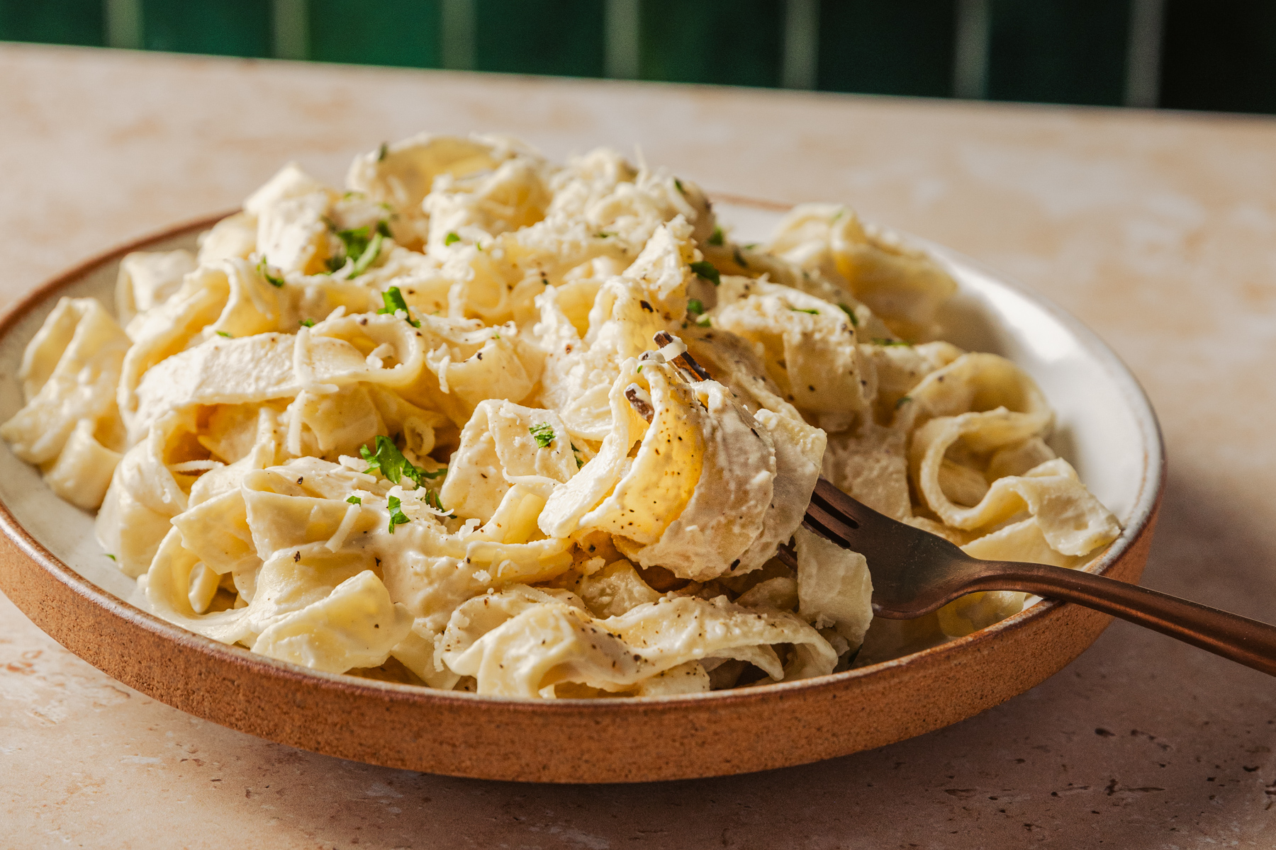 Vegan Fettuccine Alfredo