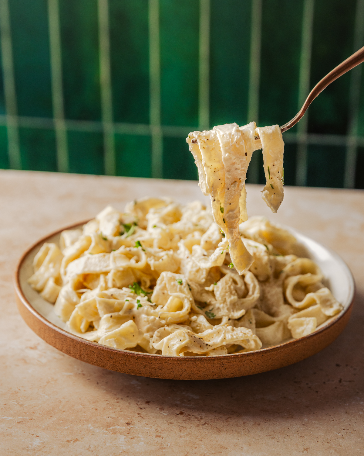 Vegan Fettuccine Alfredo